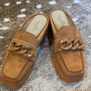 Naked Feet Women’s Brown Chain Loafers